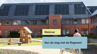 Webinar | Aan de slag met de Regiewet