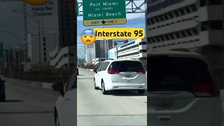 Driving On Interstate 95 In Miami 😨