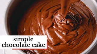 my go-to chocolate cake recipe