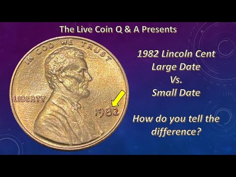 1982 Lincoln Cent Large VS. Small Date: Easily Tell the Difference!!! #therealdeal #livecoinqa