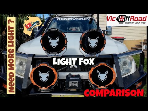 LightFox 9" Laser vs 9" driving lights - Vic off road