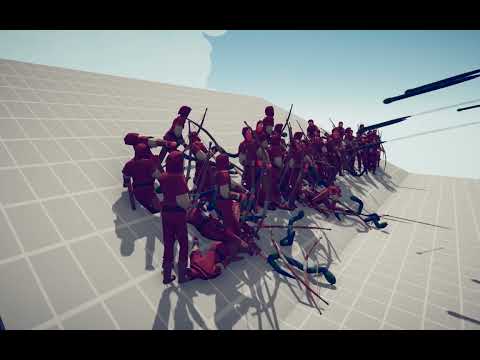 50 Archer Vs 50 Snake Archer - Totally Accurate Battle Simulator - TABS