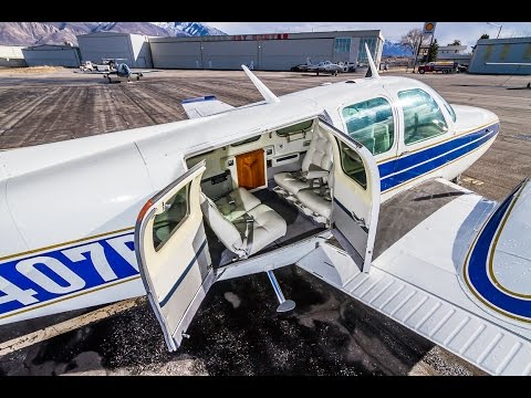 Baron with Garmin glass In-flight!