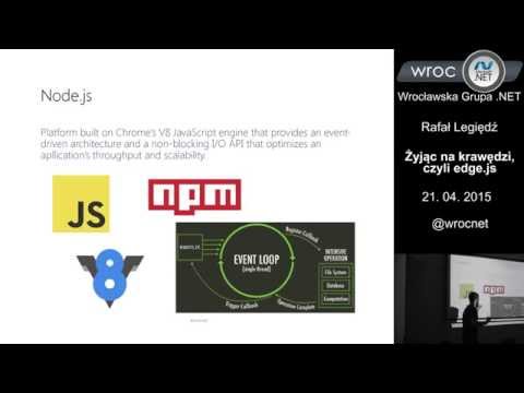 Spotkanie 76: Rafał Legiędź - Żyjąc na krawędzi, czyli jak wykorzystać kod .NET z JavaScript