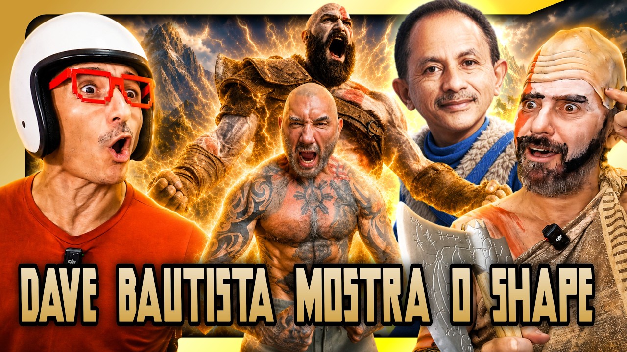 O SHAPE TORADO DO KRATOS! 💪🪓 DAVE BAUTISTA ESTÁ PRONTO, MAS QUEM SERÁ O ATREUS?!