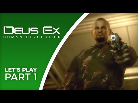 Let's Play Deus Ex: Human Revolution - Part 1 - Director's Cut, of course!