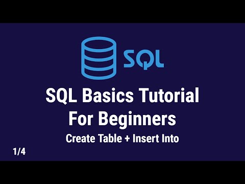 SQL Basics Tutorial For Beginners Installing SQL Server Management Studio and Create Tables 1 4