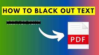 How to Black Out or Redact Text On a PDF for Free Without Using Adobe Acrobat Pro DC