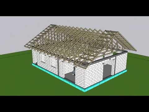 Dach Projekt domu 100m2 Rodzina na swoim