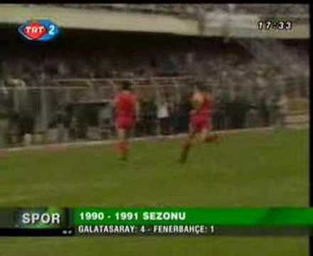 G.Saray:4 F.Bahçe:1 (1991)