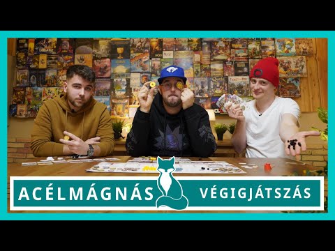 Acélmágnás | Végigjátszás Gameplay - Társaság - Társasjáték Vlog