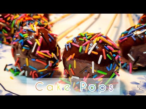 cake Pops | Chocolate lollipops |By Zeerak's Kitchen