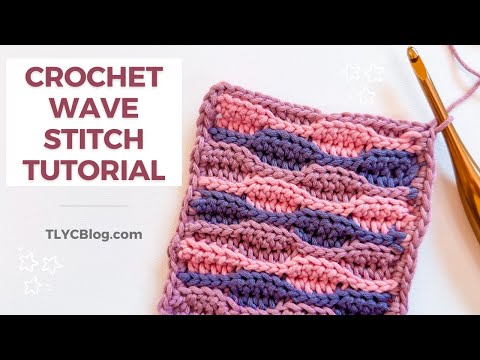 SO PRETTY Crochet Stitch for Baby Blankets Pillows and Rugs Diagonal Weave Stitch