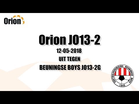 Orion JO13-2 vs Beunings Boys JO13-2G (12-05-2018) HD v2