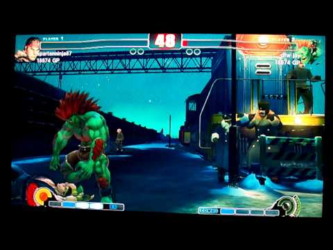 spartanninja87 (Ryu) VS dfw jay (Blanka) SF4 G1 Championship XBL