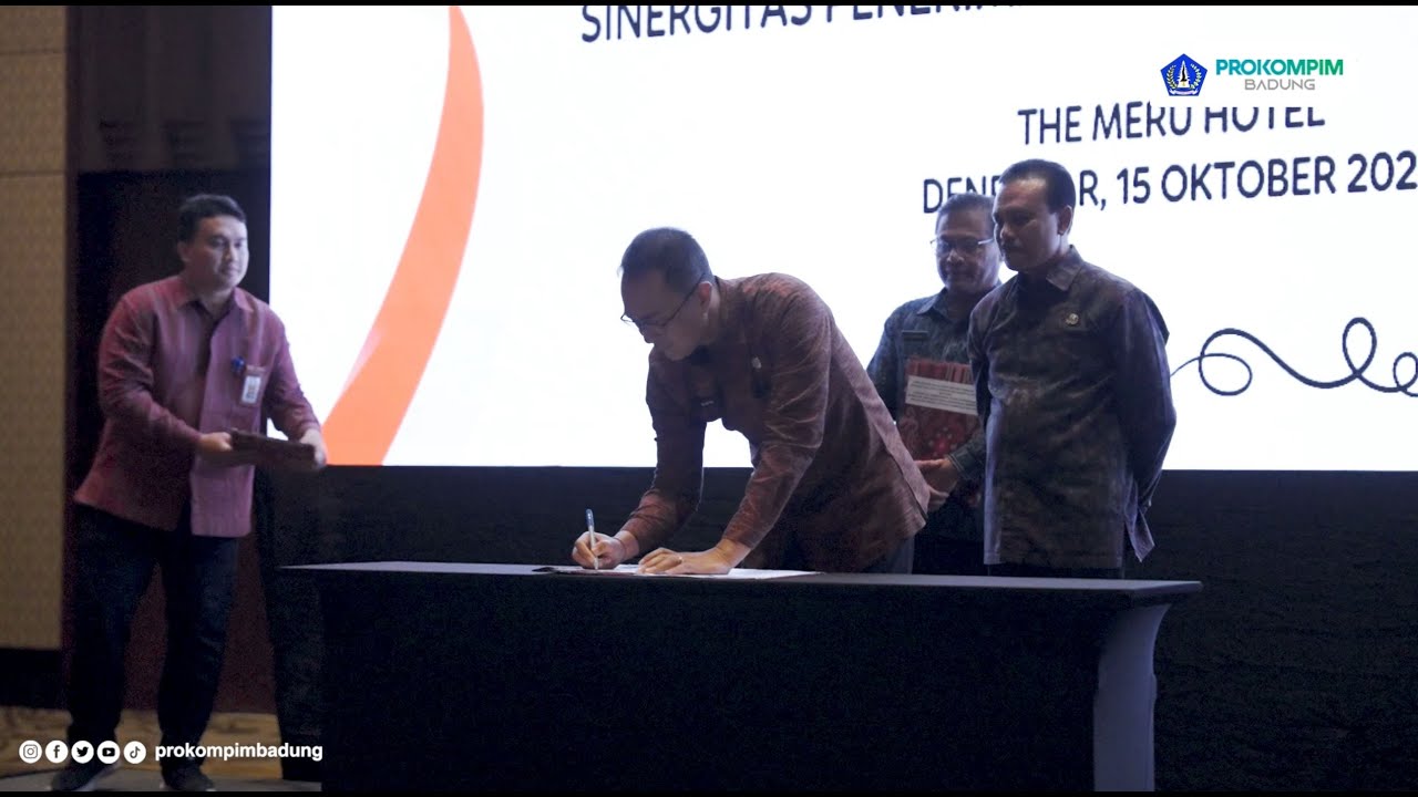 Pj. Sekda Tandatangani Perjanjian Kerja Sama Dengan Pemprov Bali