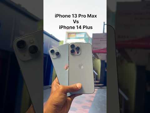 iPhone 13 Pro Max vs IPhone 14 Plus Camera Test #iphone #camera #ios #shorts