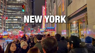 New York City LIVE Rainy Manhattan on Friday (January 9, 2026)