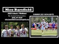 Nico Barefield - 2022 Attack/Midfield - (EXTENDED SUMMER 2021 HIGHLIGHTS)