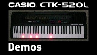 Video thumbnail for Casio CTK-520L JP Demonstrations by Gabriel Miceli