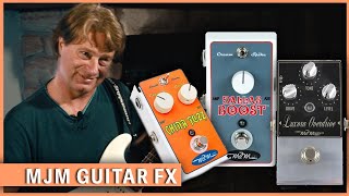 Video thumbnail for MJM Guitar FX: Dallas Boost, China Fuzz, Luxora Overdrive by Pedalicious