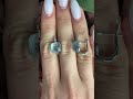 Серебряные серьги с аквамарином