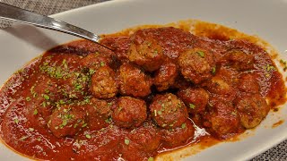 Savory Bison Meatballs with Rustic Italian Gravy
