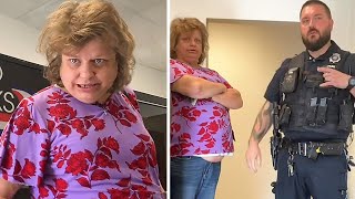 EVIL KAREN GETS ARRESTED AFTER CALLING THE POLICE (INSTANT KARMA)