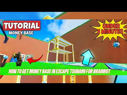 How to get Money Base in Escape Tsunami For Brainrot New Update !