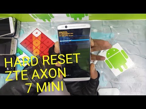Hard reset  ZTE AXON 7 MINI  Factory reset