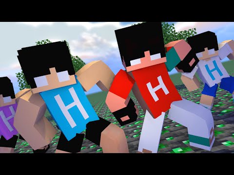 MONSTER SCHOOL :DUN DUN DANCE WITH HEEKO BROTHERS - MINECRAFT ANIMATION
