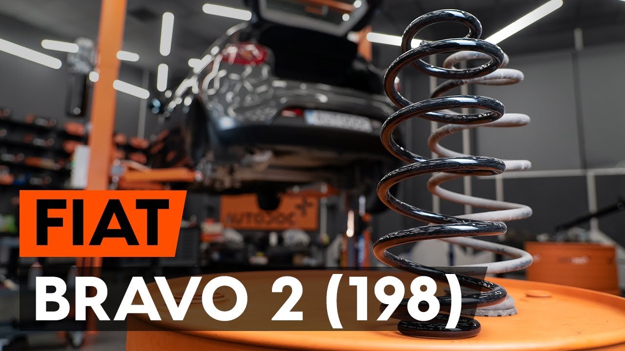 Kuinka vaihtaa jousi taakse Fiat Bravo 2-autoon – vaihto-ohje