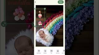 Create a precious newborn milestone portrait of your baby in three simple steps#photoeditingsoftware