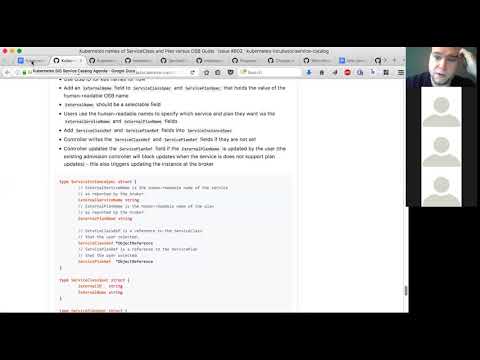 Kubernetes SIG Service Catalog 20170920