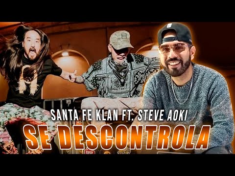Santa Fe Klan Ft. Steve Aoki - Se Descontrola | REACCIÓN