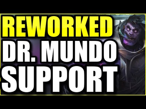 *NEW* DR. MUNDO GAMEPLAY! FULL GAMEPLAY WITH THE REWORKED MUNDO! | Dr. Mundo Support Season 11