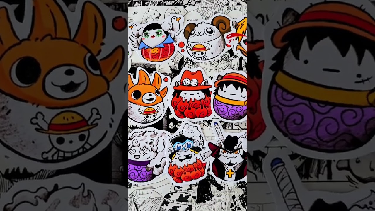 One Piece Chibi Stickers #onepiece #onepiecefan #anime #fpypage #fpy