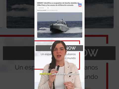 MININT identifica a ocupantes de lancha abatida en Villa Clara y los acusa de infiltración armada