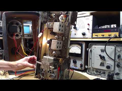 Nordmende Turandot Video#4 - Tubes and Buttons