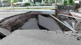 preview picture of video 'Hurricane Jimena, main street, San Carlos, Nuevo Guaymas Sonora, 2009'