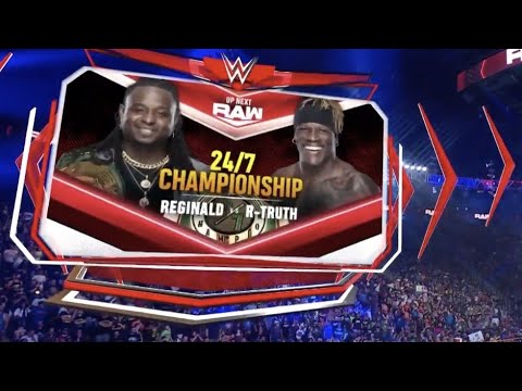 WWE REGINALD VS R TRUTH 07/26/21