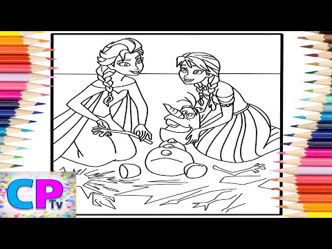 Frozen 2 Coloring Pages/Elsa/Ana and Olaf Coloring Pages/Jim Yosef - Firefly [NCS Release]
