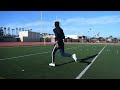 Tyson Bordeaux '26 of Grambling St. Off season training w/Jeff Johnson of Elite Athletes