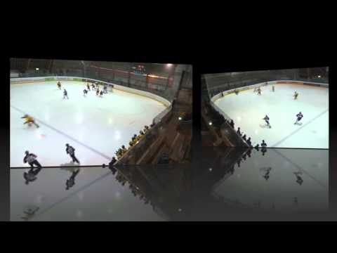 Junior Elite A: GCK Lions (blue) vs. SC Bern (yellow)