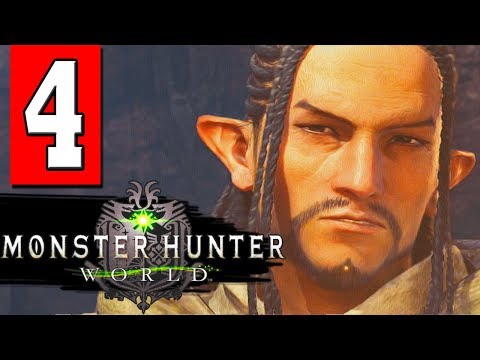 Monster Hunter World: Walkthrough Part 4 QUEST - HUNT A BARROTH / Defend the Researchers