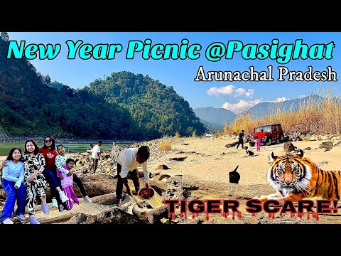 New Year EP02: Mutton Picnic at Pasighat | Siang River | Thar Roxx | Isuzu Offroad | Roving Couple