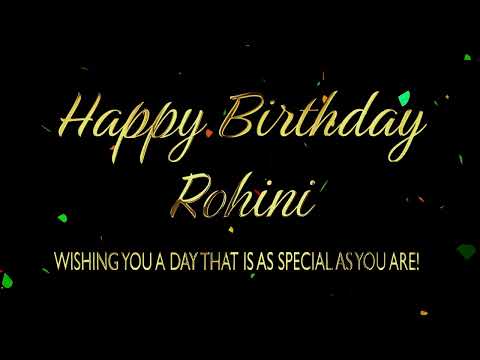 Happy Birthday Rohini