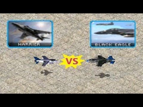Machine Gun Fight - Harrier vs Black Eagle - Red Alert 2