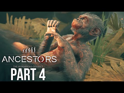 ANCESTORS THE HUMANKIND ODYSSEY Gameplay Walkthrough Part 4 - BIRTH & HUNTING