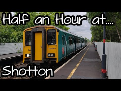 Half an Hour at (395) - Shotton Station 04.06.2022 - Transport for Wales Trains Class 150 175 Flint